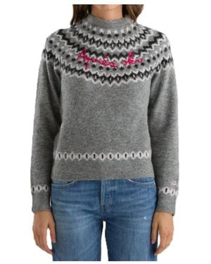 MC2 Saint Barth Long-Sleeved Sweater - Gray