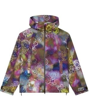 KENZO X Futura 2000' Short Windbreaker - Purple