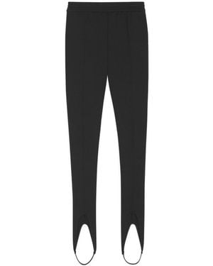 スパッツ・レギンス Saint Laurent Black Cashmere Leggings スパッツ・レギンス SAINT LAURENT BLACK CASHMERE LEGGINGS