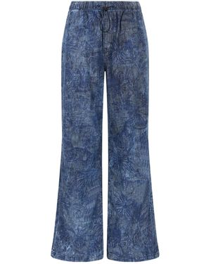 Just Cavalli High Waisted Denim Trousers - Blue