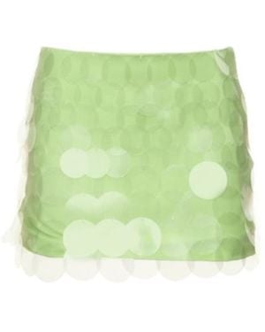 Jonathan Simkhai Sequined Embroidered Midi Skirt - Green