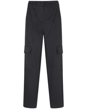 Michael Kors Michael Satin High Waist Pants - Blue