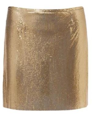 Rabanne Chainmail Miniskirt - Natural