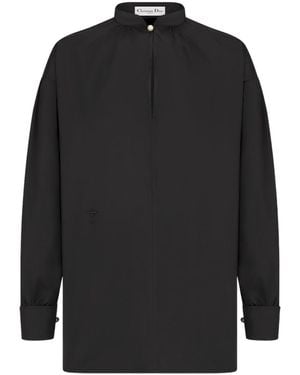 Dior Long Blouse - Black