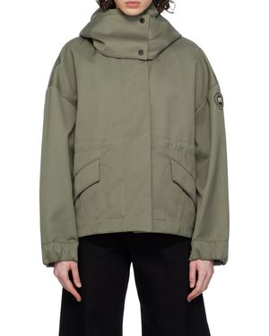 Canada Goose Concealed Fastened Hooded Jacket - Grey