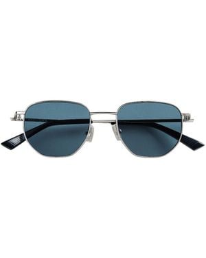 Bottega Veneta Eyewear Split Panthos Sunglasses - Blue