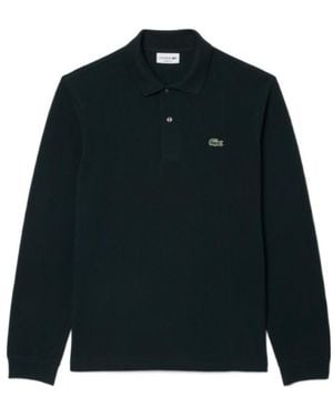Lacoste Classic Fit Long Sleeved L.12.12 Polo Shirt - Black