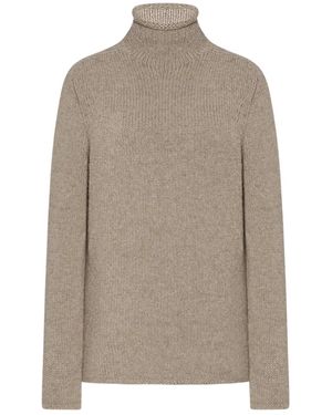 The Row Mariam Turtleneck Jumper - Grey