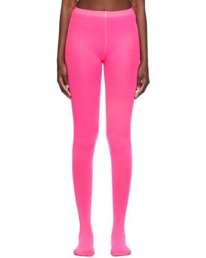 Comme des Garçons High-Waisted Tights - Pink