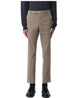 Pt Pantaloni Pt Torino Straight-Leg Tailored Trousers - Grey