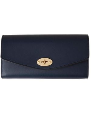 Mulberry Darley Leather Wallet - Blue