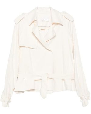 Frankie Shop Long-Sleeve Casual Jacket - White