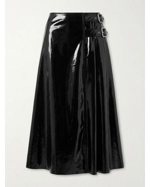 Gucci High-Waisted Vinyl Skirt - Black
