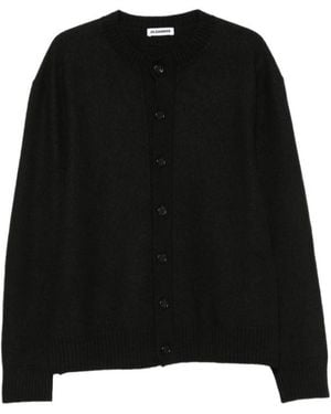 Jil Sander Button-Fastening Cardigan - Black