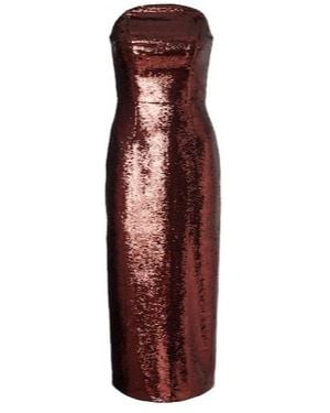 Roland Mouret Sequined Midi Dress - Purple