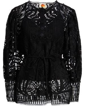 FARM Rio Long-Sleeved Top - Black