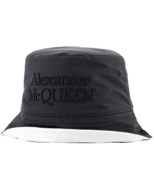 McQueen Reversible Bucket Hat - White