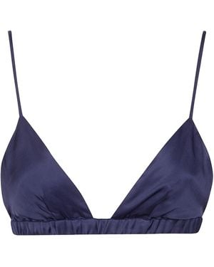 Frankie Shop Thin-Strapped Bra - Blue