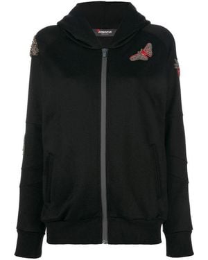 Jo No Fui Hooded Casual Jacket - Black