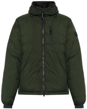 Canada Goose Lodge Hooded Down Jacket - Green