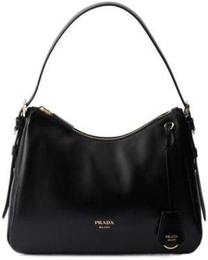 Prada Pelle Shoulder Bag - Black