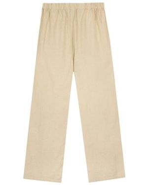 Maison Labiche Patch-Pockets Trousers - Natural