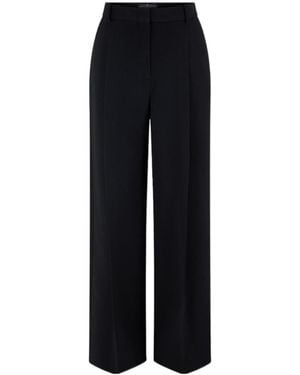 Ermanno Scervino Wide-Leg Casual Trousers - Black