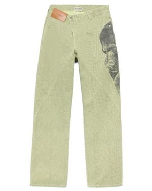 JW Anderson Twisted Workwear Denim Jeans - Green
