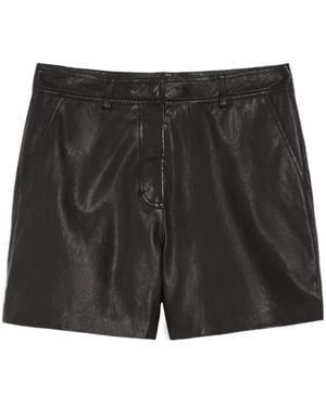 Weekend by Maxmara Leather Shorts - Black