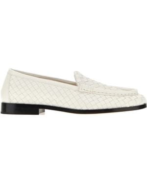 Bottega Veneta Silenzio Loafers - White