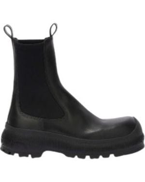 Jil Sander Chelsea Boots - Black