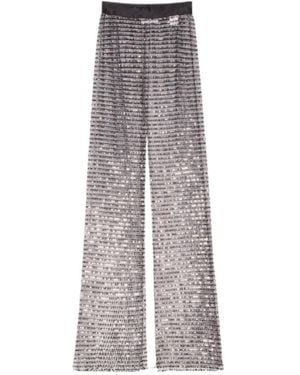 ROTATE BIRGER CHRISTENSEN Crystal-Embellished Trousers - Grey