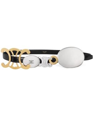 Celine Signature Belt 18Mm - White