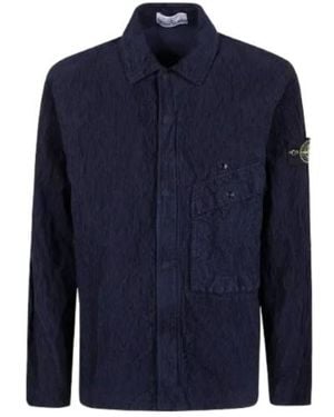 Stone Island Long-Sleeved Shirt - Blue