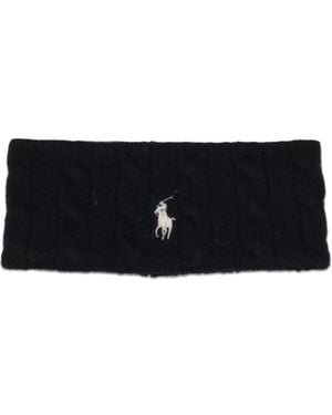 Polo Ralph Lauren Cable-Knit Headband - Black