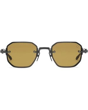Akoni Geometric Sunglasses - Metallic