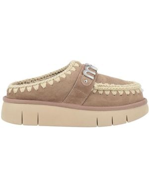 Mou Round-Toe Mules - Multicolor