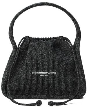 Alexander Wang Ryan Small Knit Tote Bag - Black