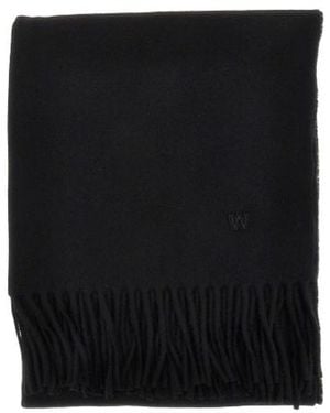 Weekend by Maxmara Tasseled Scarf - Black