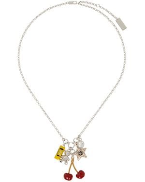 Marc Jacobs Logo Necklace - White