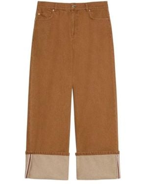 iBlues Cuffed Jeans - Brown