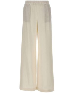 Eleventy Palazzo Pants - Natural
