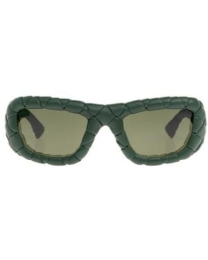 Bottega Veneta Full-Frame Sunglasses - Green