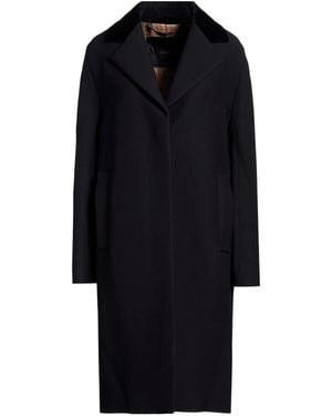 Max Mara Minimalist Long Single- Coat - Black