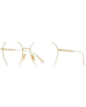 Dior Round Frame Flat Mirror - White