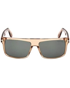 Tom Ford Logo Sunglasses - Metallic