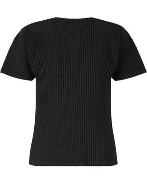 Issey Miyake Short Sleeve T-Shirt - Black