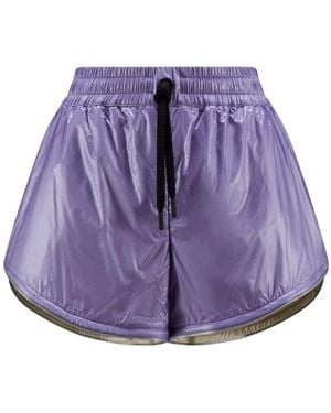 Moncler Ripstop Shorts - Purple
