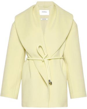 Sportmax Long-Sleeved Coat - Metallic