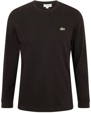 Lacoste Long Sleeve T-Shirt - Black